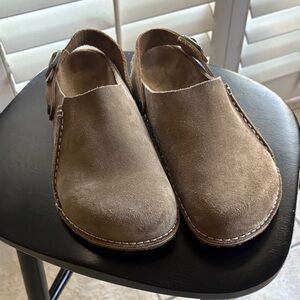 Birkenstock Lutry Men's Brown Suede Loafers